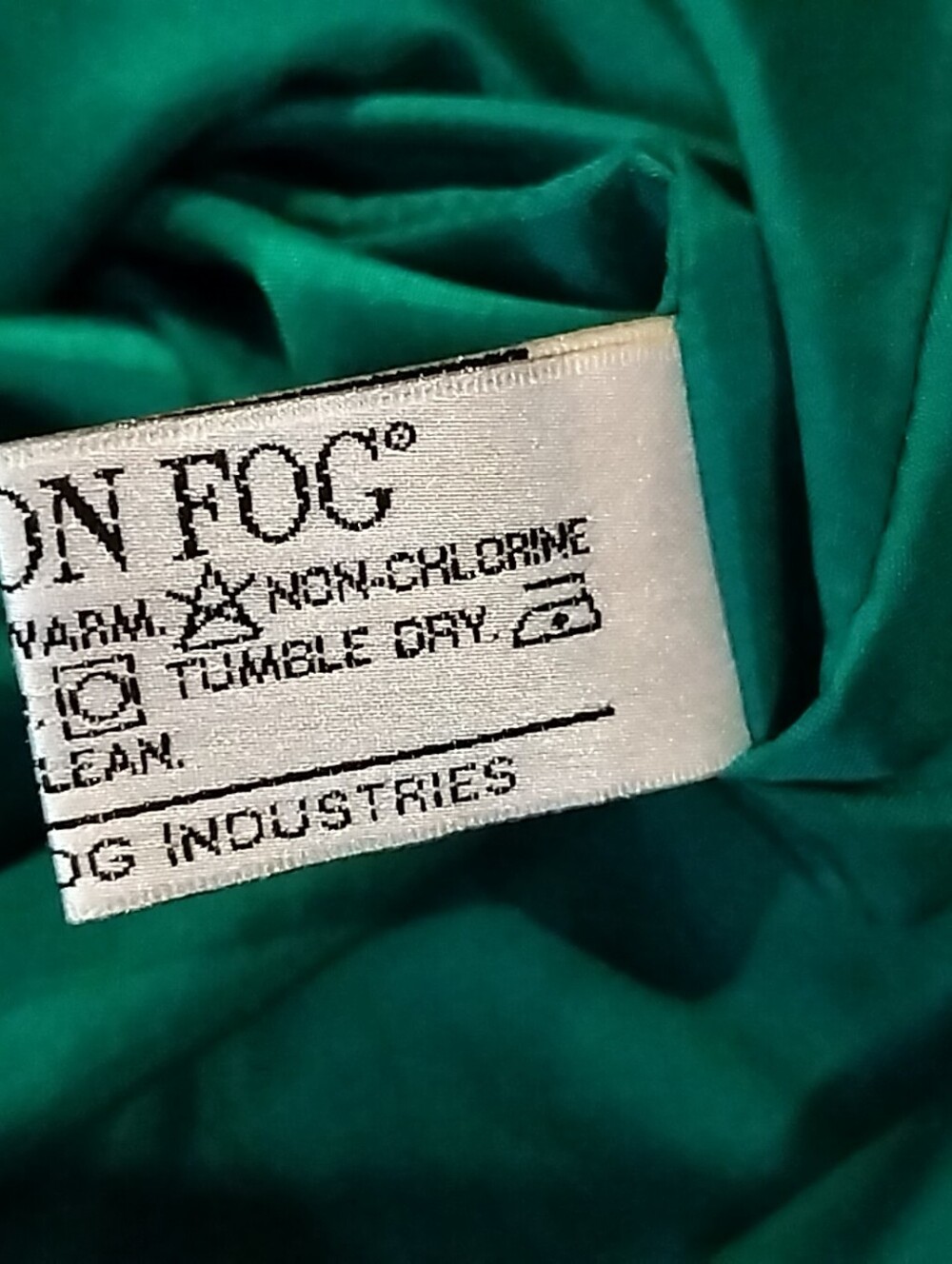 Mint Rare Vintage London Fog Green Trench Coat Cinch Waist - XS Petite/Small - Picture 7 of 8
